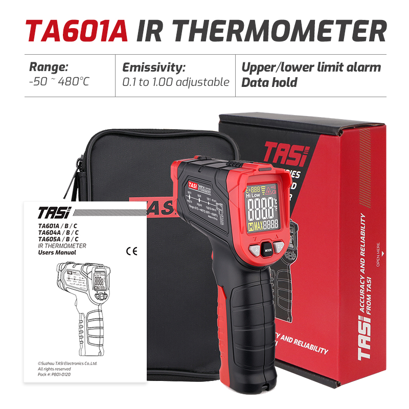 Industrial Laser Thermometer Gun - TA601A TA601B TA601C Kızılötesi Termometre Lazer