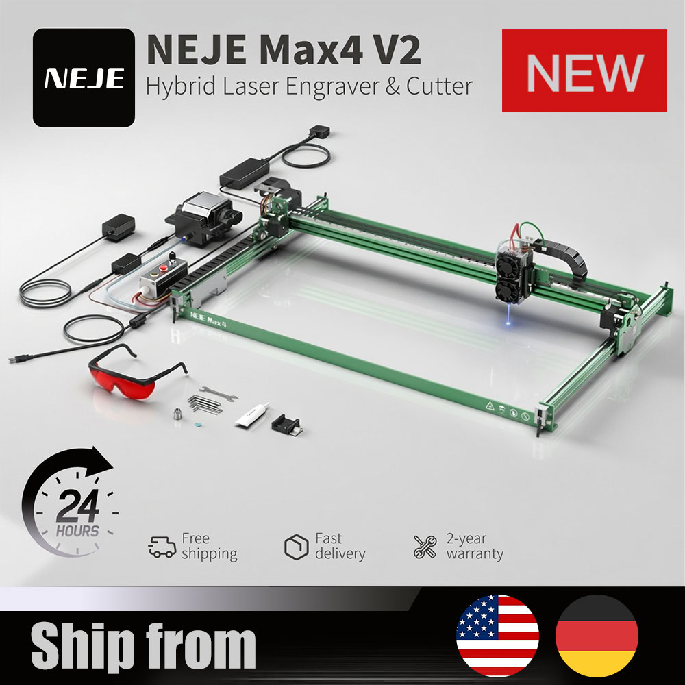 Industrial Grade Laser Cutter - NEJE Max4 V2 E80 80W Lazer
