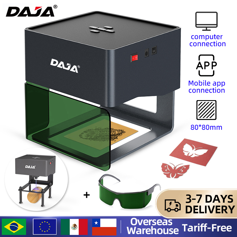 Co2 Laser Engraving Machine - DAJA DJ6 Mini Taşınabilir Lazer Gravür