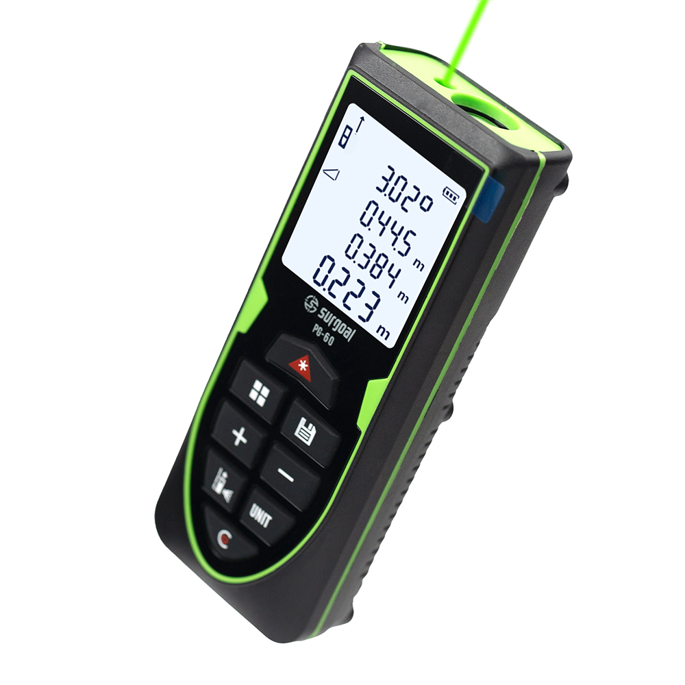 Yeşil Lazer Mesafe Ölçer 120m  - Industrial Laser Tape Measure incelemesi ve fiyatı