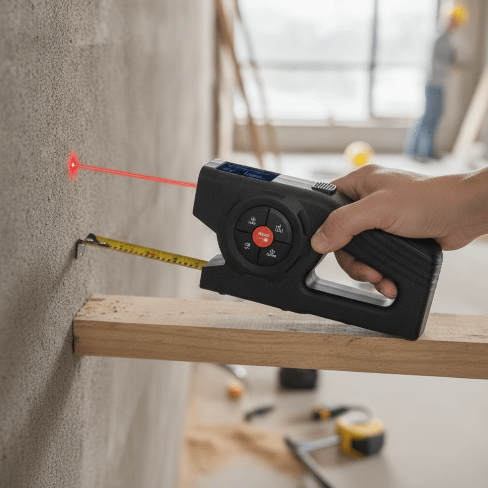 3'ü 1 Arada Lazer Mezura Geri  - Industrial Laser Tape Measure incelemesi ve fiyatı