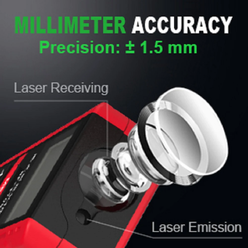 Projektör NF-271 lazer mesafe  - Industrial Laser Tape Measure incelemesi ve fiyatı