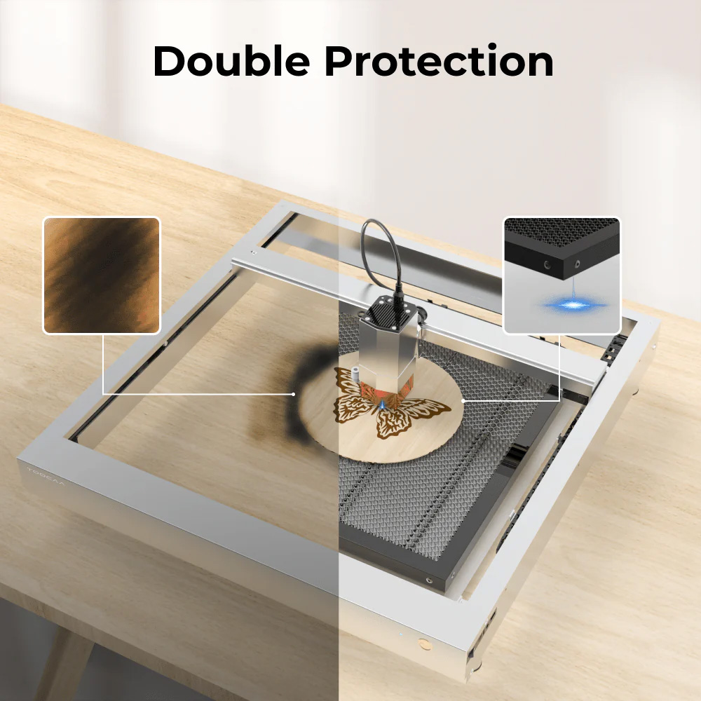 TOOCAA Petek Çalışma Masası 50 - Co2 Laser Engraving Machine incelemesi ve fiyatı