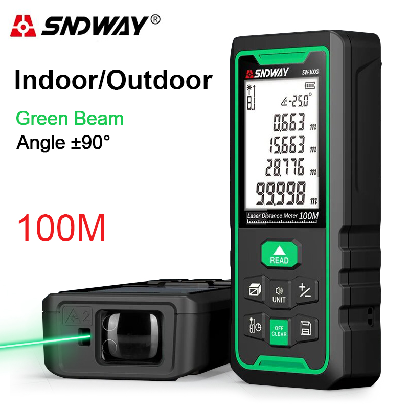 Yeşil Lazer Mesafe Ölçer Dijit - Industrial Laser Tape Measure incelemesi ve fiyatı