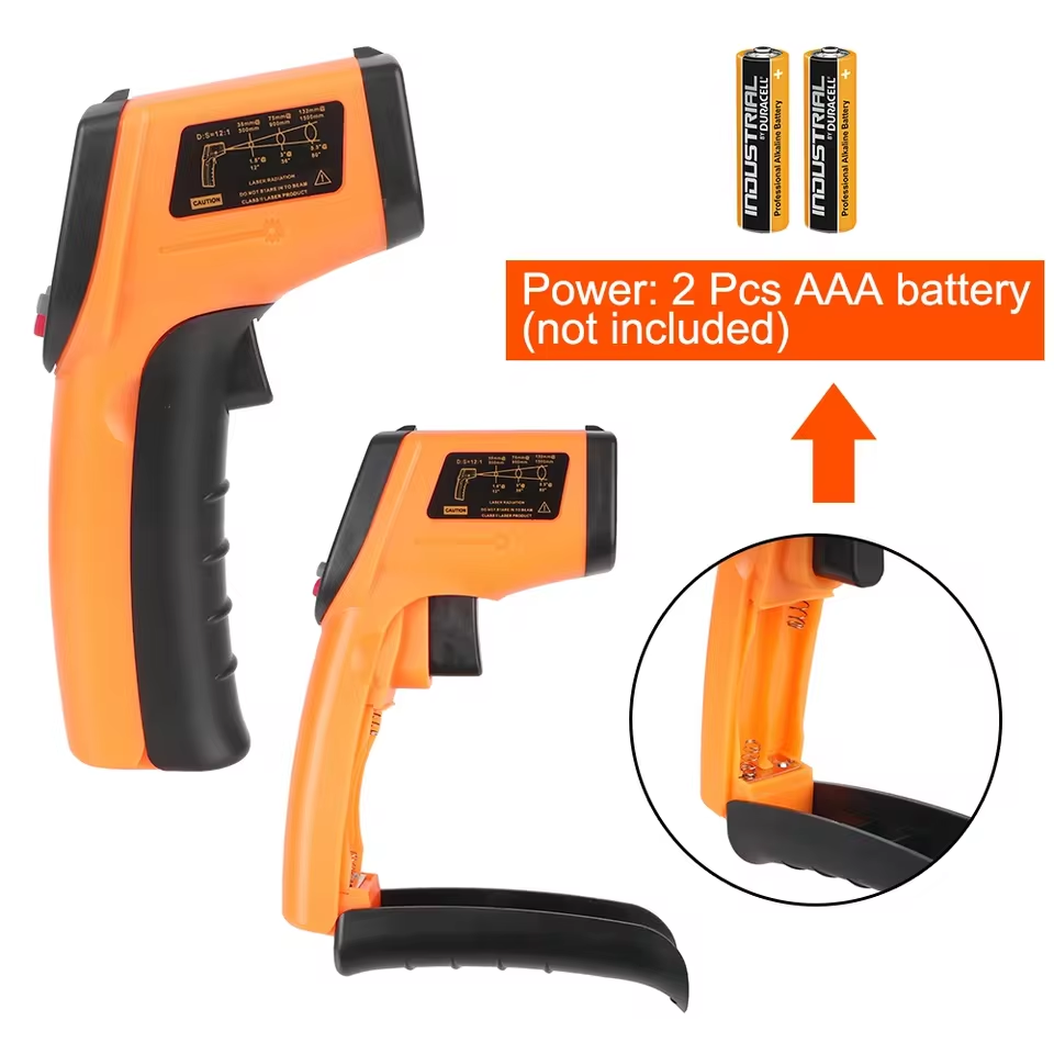 Yeni T600 T600A Dijital Kızılö - Industrial Laser Thermometer Gun incelemesi ve fiyatı