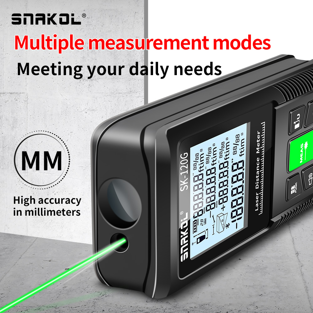 Snakol Lazer Mesafe Ölçer 40m  - Industrial Laser Tape Measure incelemesi ve fiyatı