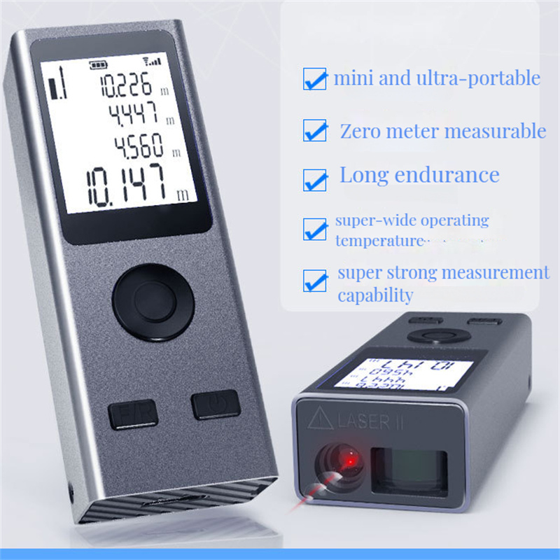 Akıllı Lazer Uzaklık Ölçer, Ak - Industrial Laser Tape Measure incelemesi ve fiyatı