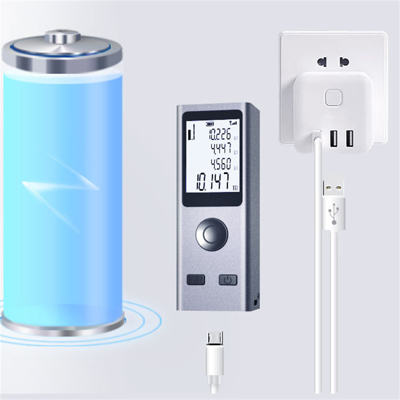 Akıllı Lazer Uzaklık Ölçer, Ak - Industrial Laser Tape Measure incelemesi ve fiyatı