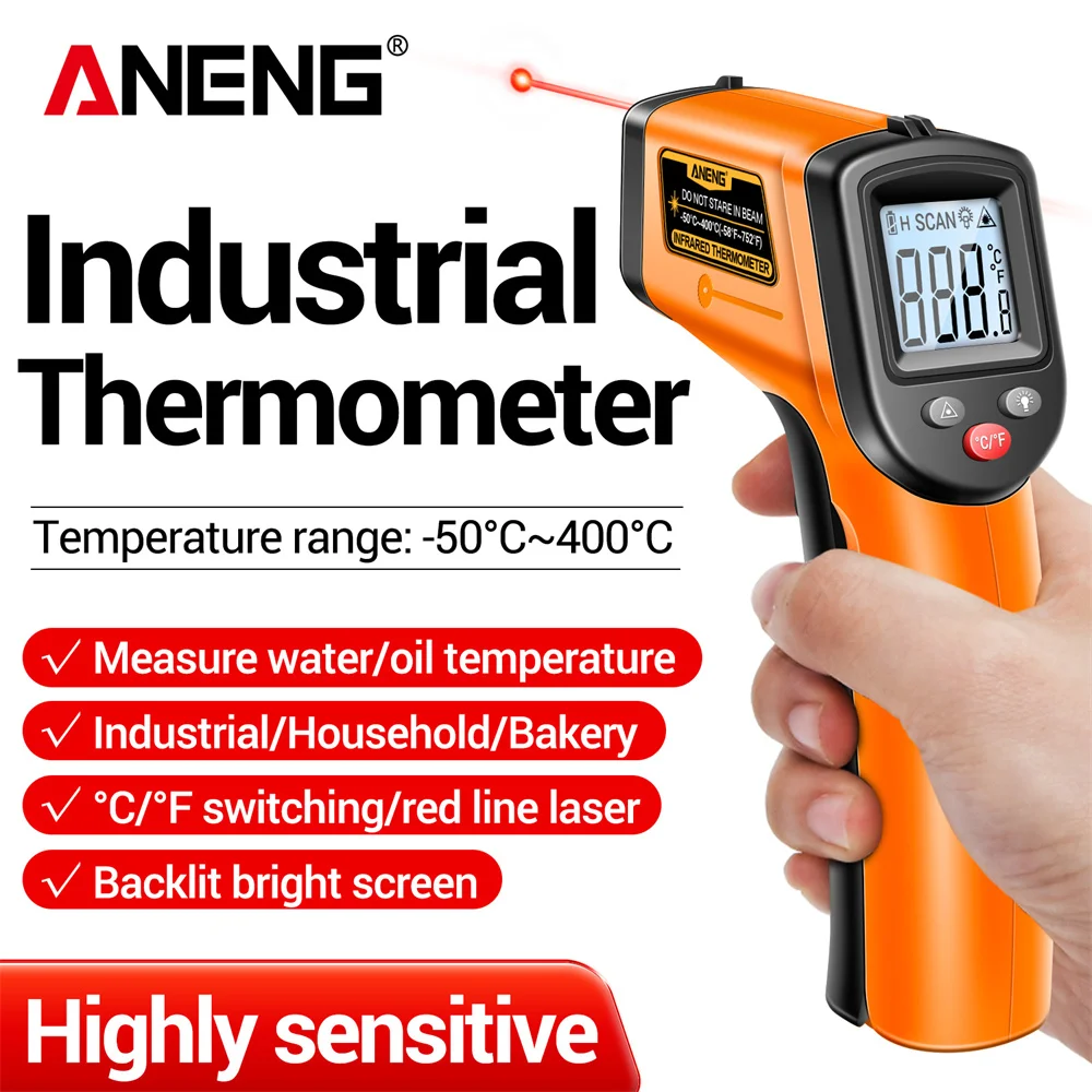 ANENG TH201 Kızılötesi Termome - Industrial Laser Thermometer Gun incelemesi ve fiyatı