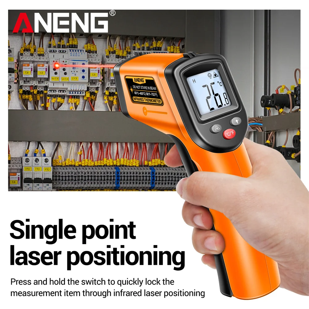 ANENG TH201 Kızılötesi Termome - Industrial Laser Thermometer Gun incelemesi ve fiyatı
