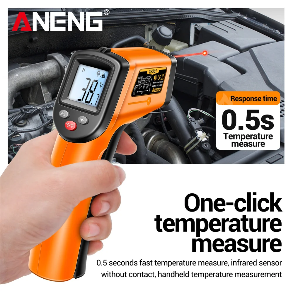 ANENG TH201 Kızılötesi Termome - Industrial Laser Thermometer Gun incelemesi ve fiyatı
