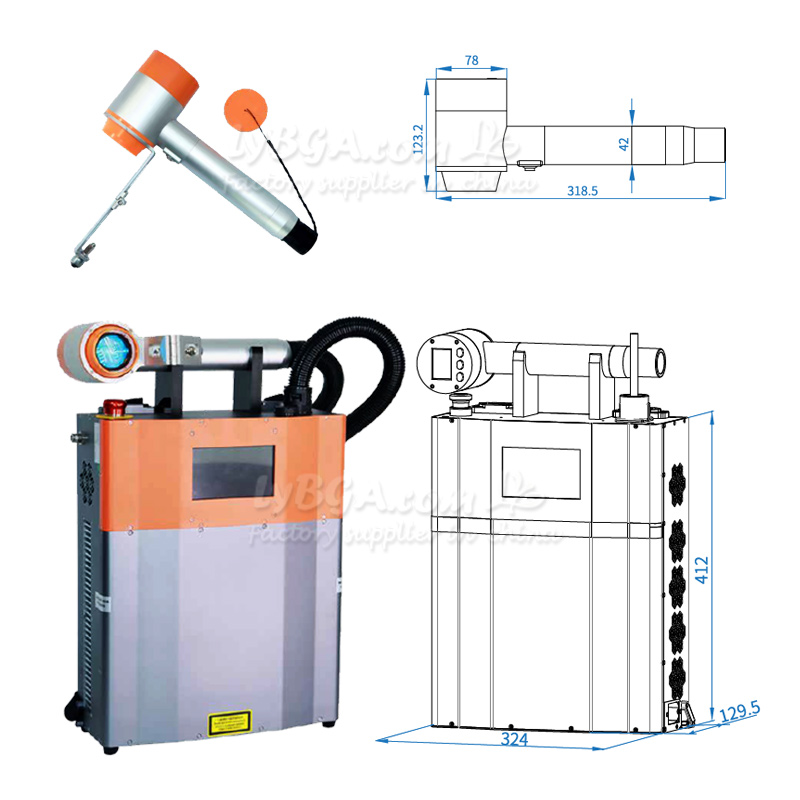 LY-LCG100A 100W Darbeli Lazer  - Industrial Laser Removal Machine incelemesi ve fiyatı