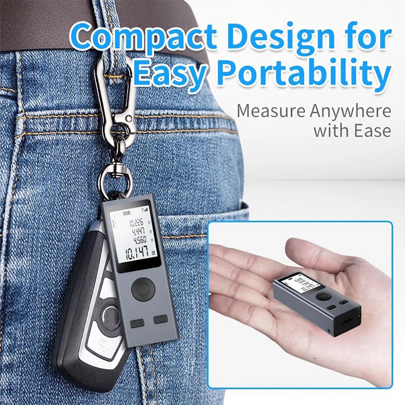 Mini Lazer Mesafe Ölçer Dijita - Industrial Laser Tape Measure incelemesi ve fiyatı