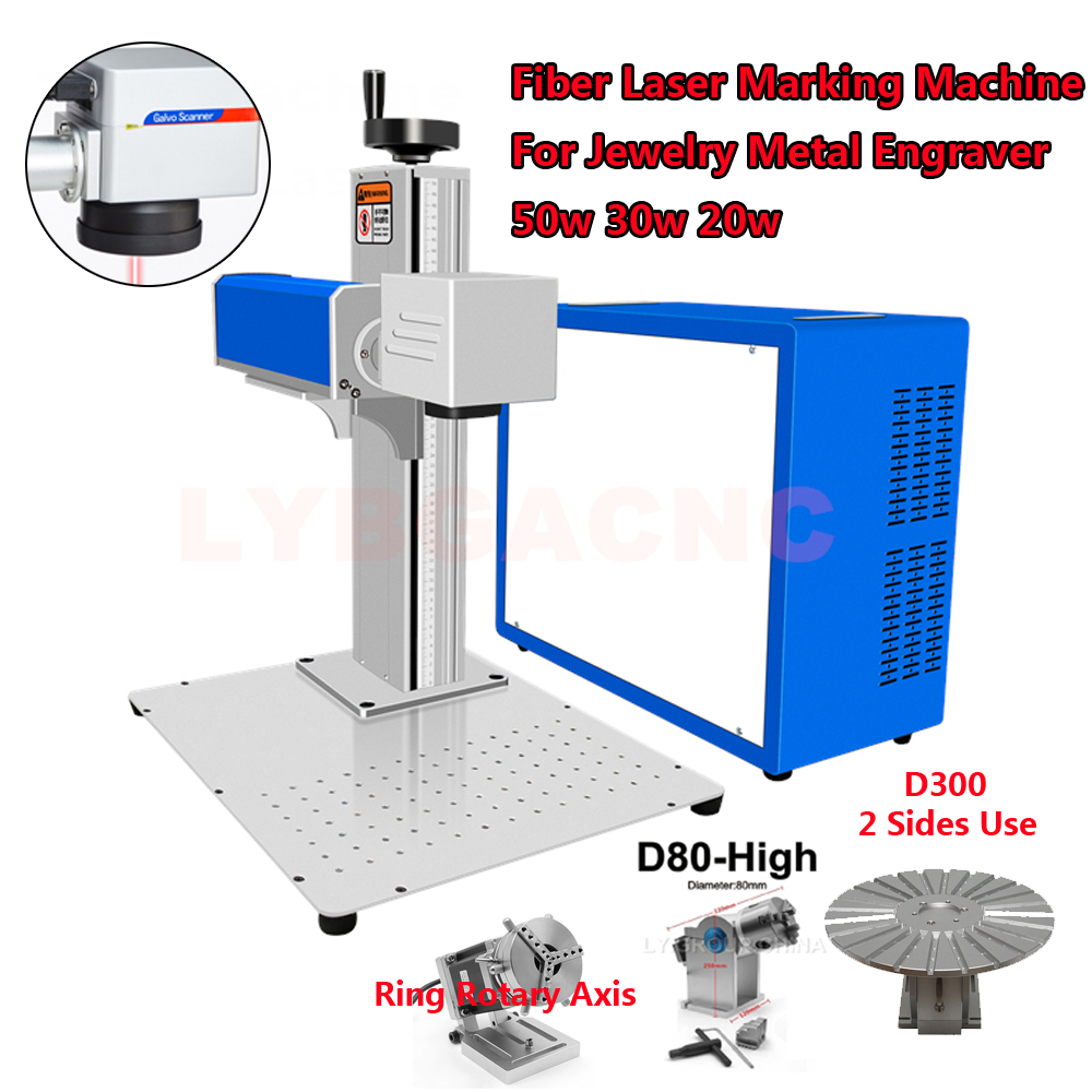 50W Fiber Lazer 30W Metal Mark - Rotary Axis Laser Engraver incelemesi ve fiyatı