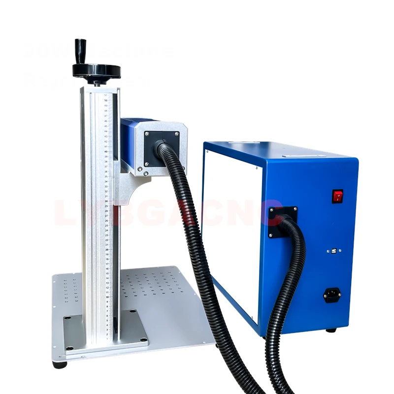 50W Fiber Lazer 30W Metal Mark - Rotary Axis Laser Engraver incelemesi ve fiyatı