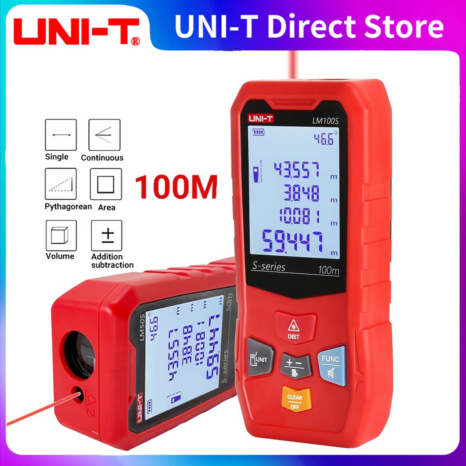 ÜNITESI Lazer Uzaklık Ölçer LM - Industrial Laser Tape Measure incelemesi ve fiyatı
