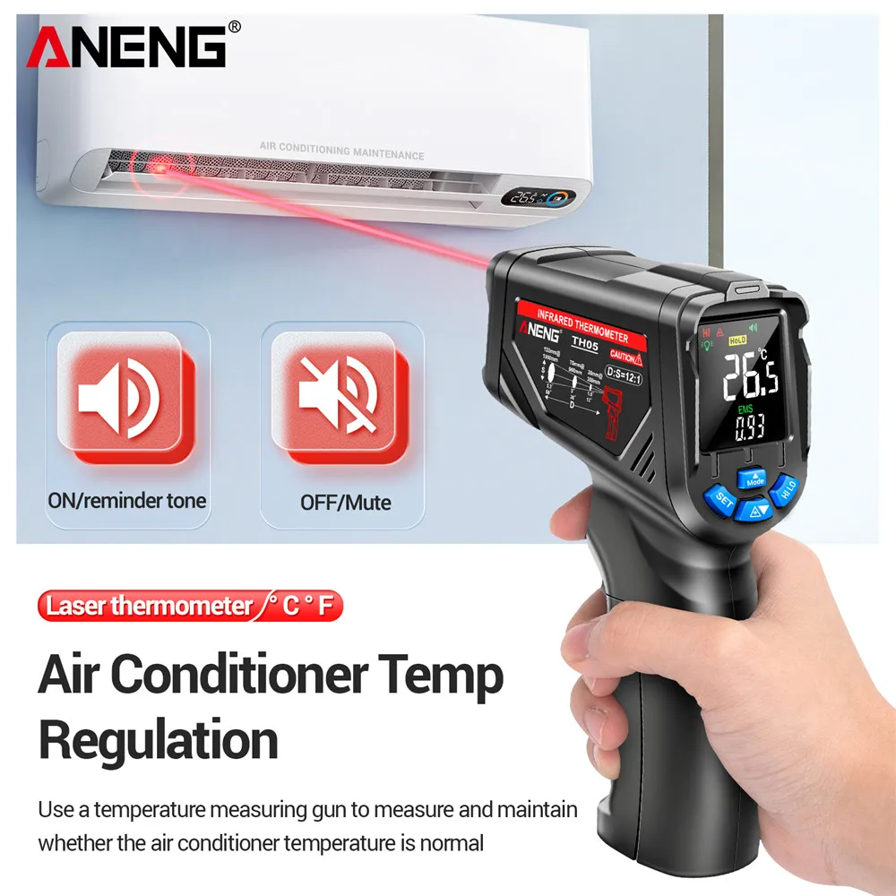 Kızılötesi Termometre Dijital  - Industrial Laser Thermometer Gun incelemesi ve fiyatı